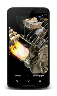 Engine 3D Live Wallpaper android App screenshot 2